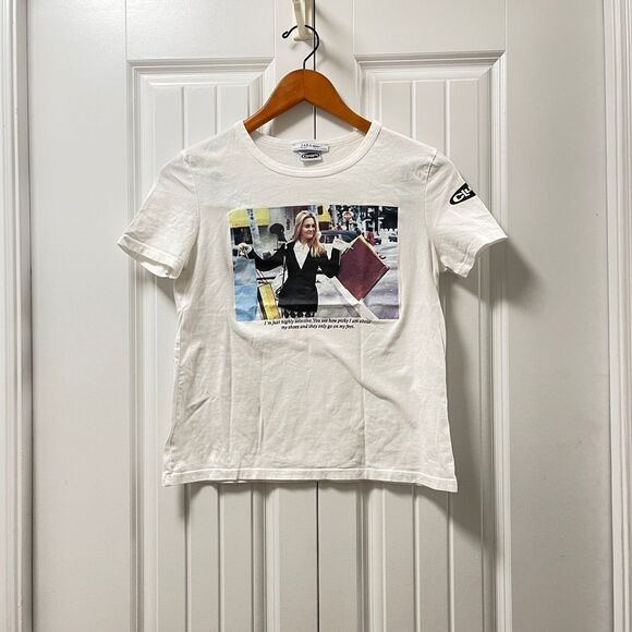 Zara Officially Licensed Clueless Tee White - S - Picture 10 of 13